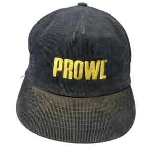 Swingster Trucker Blue Prowl Corduroy Snapback Yellow Embroidery hat Vintage